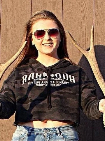 Womens Backwoods Retreat Crop Hoodie 6 Womens Backwoods Retreat Crop Hoodie - Image 4