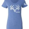 Womens Blue Star Spangled Rak Tee