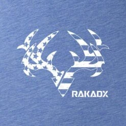 Womens Blue Star Spangled Rak Tee -RakAdx womens blue star spangled rak tee ladies shirt rakadx 4