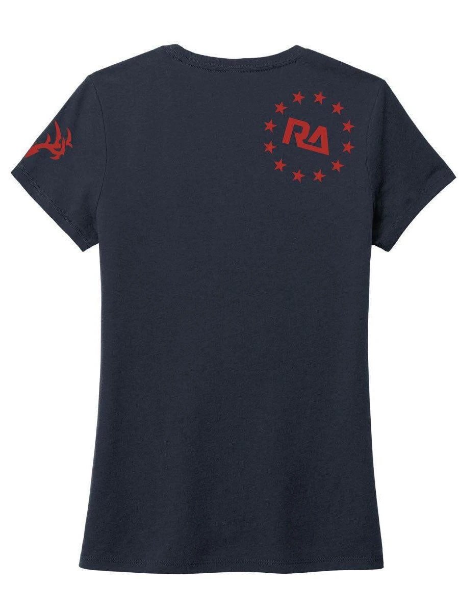 Womens Blue Viper Tee 4 Womens Blue Viper Tee - Image 2