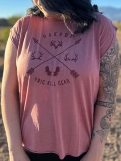 Womens Crisscross Flowy Muscle Tee 9 Womens Crisscross Flowy Muscle Tee -RakAdx womens crisscross flowy muscle tee ladies shirt rakadx