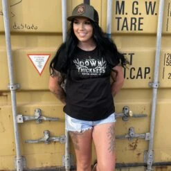 Womens Down With The Thickness Tee -RakAdx womens down with the thickness tee ladies shirt rakadx 6