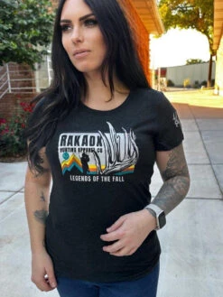 Womens Legends Of The Fall Whitetail Edition Tee -RakAdx womens legends of the fall whitetail edition tee ladies shirt rakadx