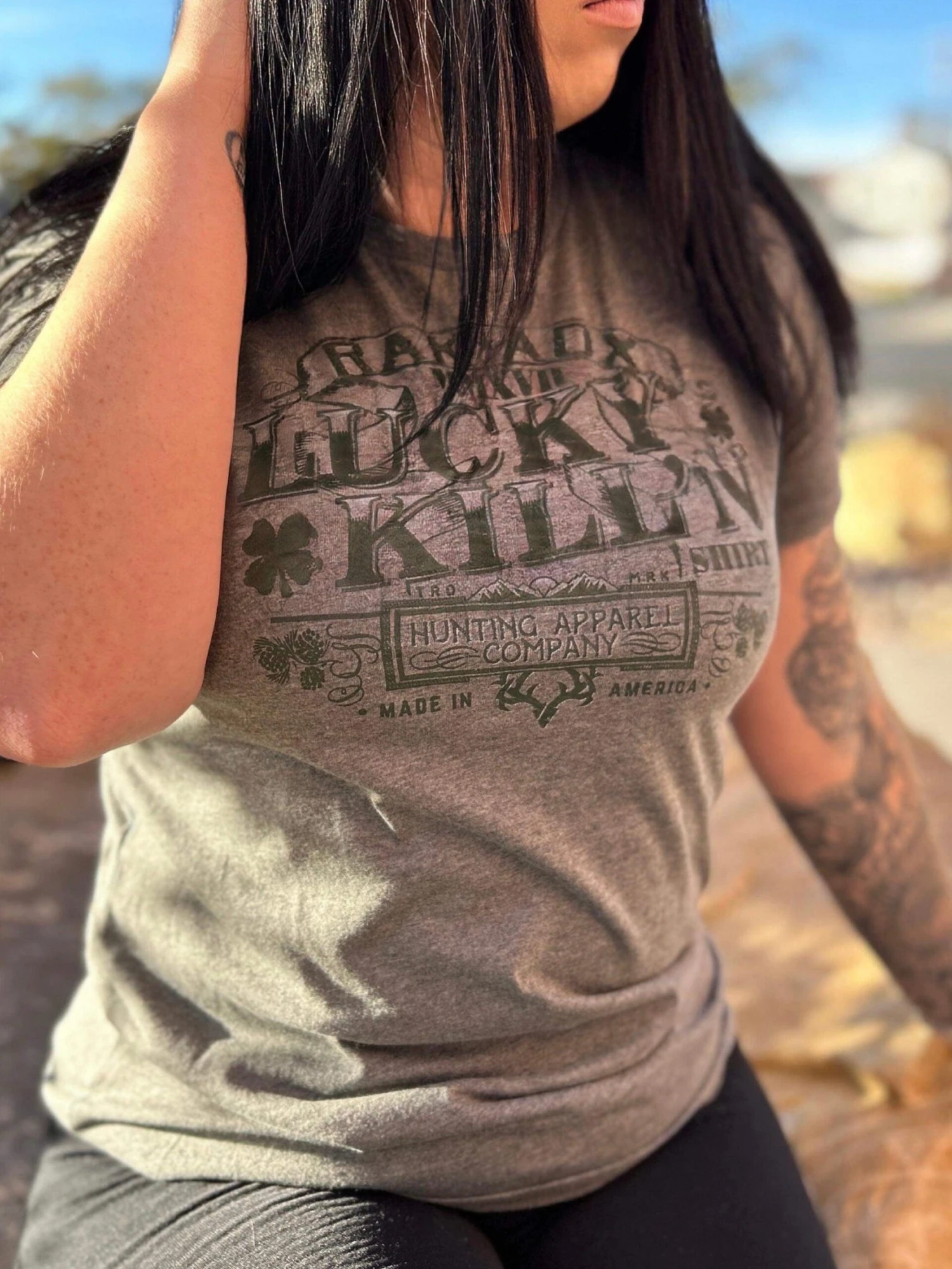 Womens Lucky Kill'n Tee 5 Womens Lucky Kill'n Tee - Image 3