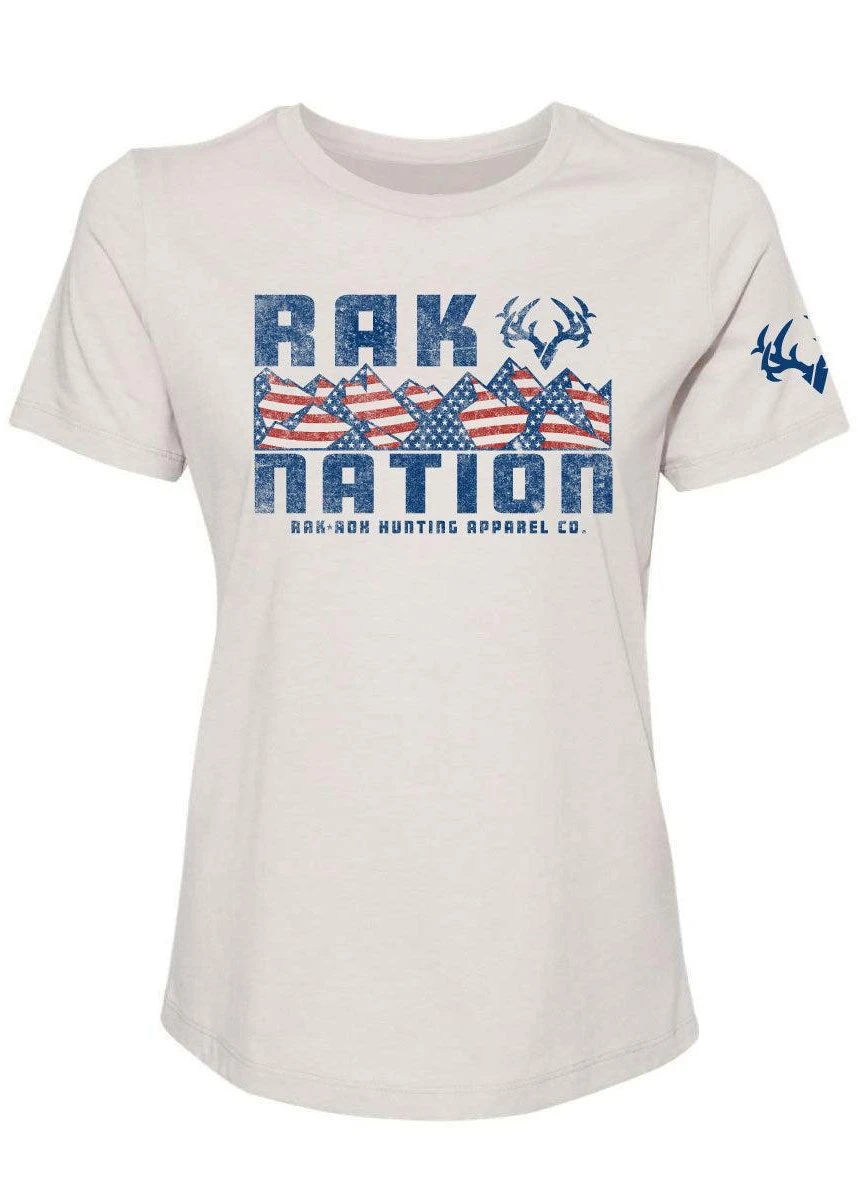 Womens Rak Nation Relaxed Tee 3 Womens Rak Nation Relaxed Tee