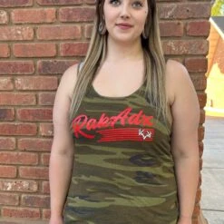 Womens Rebel Camo Racerback Tank Top -RakAdx womens rebel camo racerback tank top seasonal wear rakadx 7