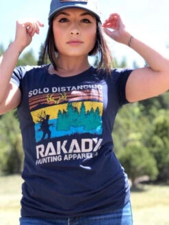 Womens Solo Distancing Tee -RakAdx womens solo distancing tee ladies shirt rakadx