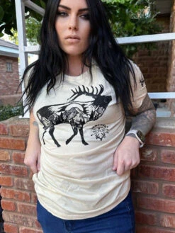 Womens Wilderness Elk Tee 12 Womens Wilderness Elk Tee -RakAdx womens wilderness elk tee ladies shirt rakadx