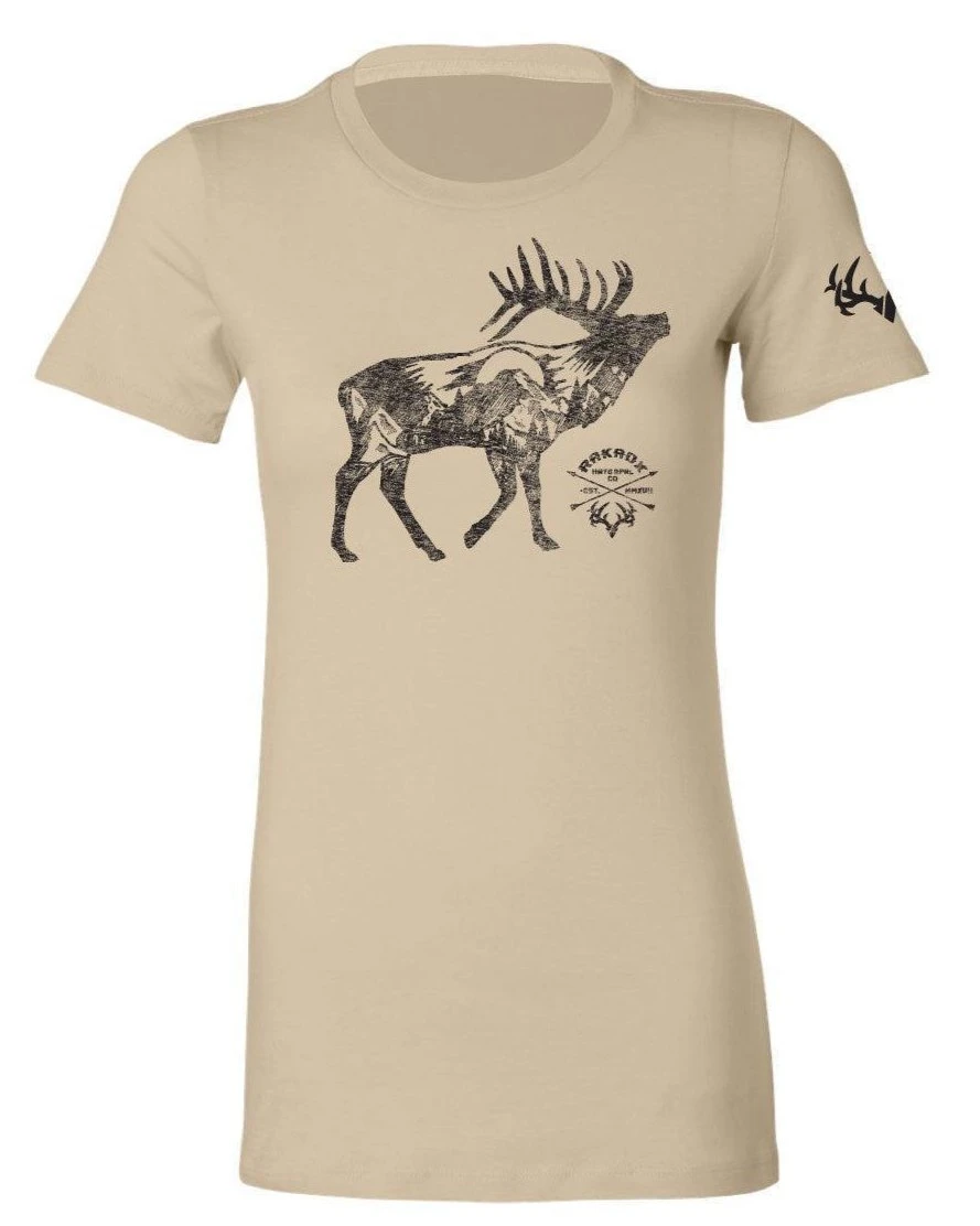 Womens Wilderness Elk Tee 3 Womens Wilderness Elk Tee